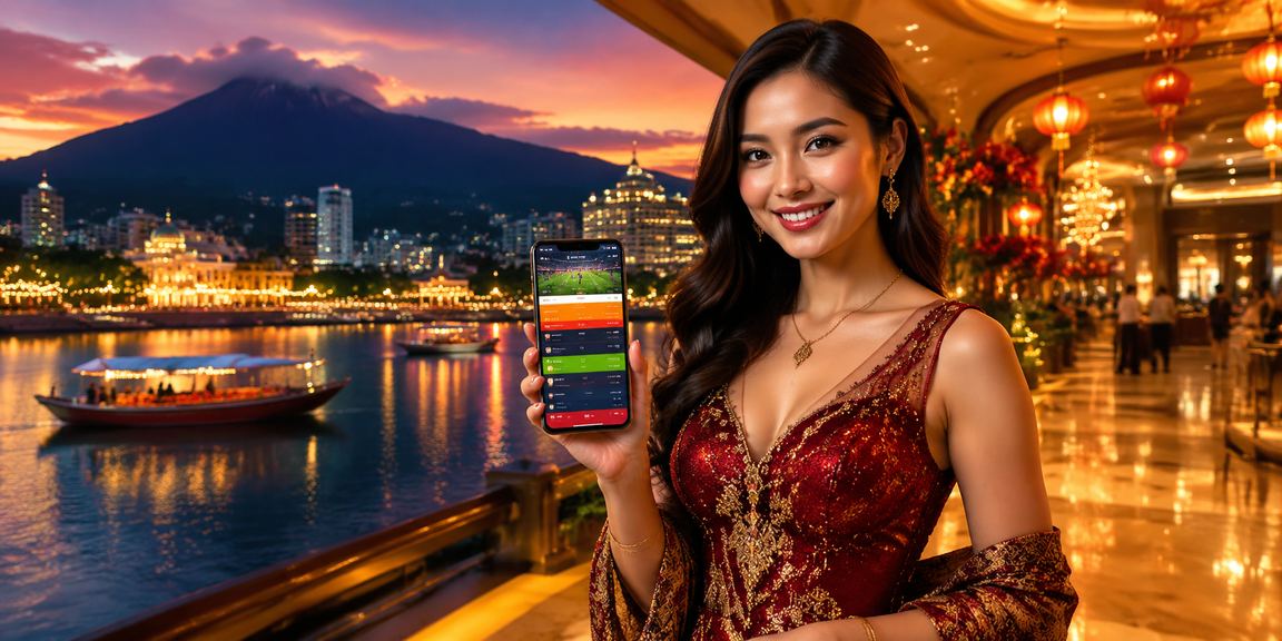 Paparan aplikasi perjudian 47620 di telefon pintar